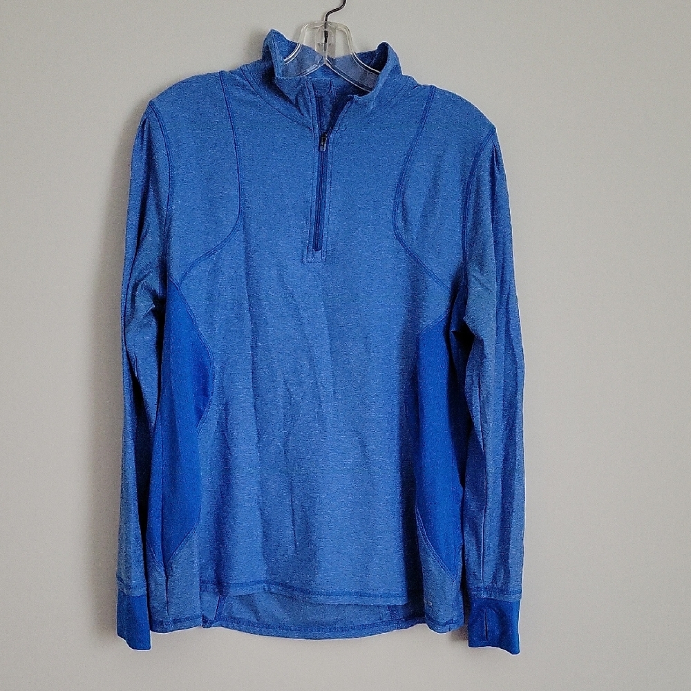 C9 by Champion Women's Blue 1/4 Zip Activewear Top- Size XL
